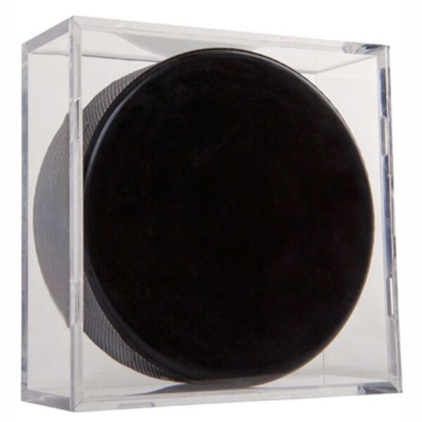 Cube Hockey Puck - Display Case  Thumbnail